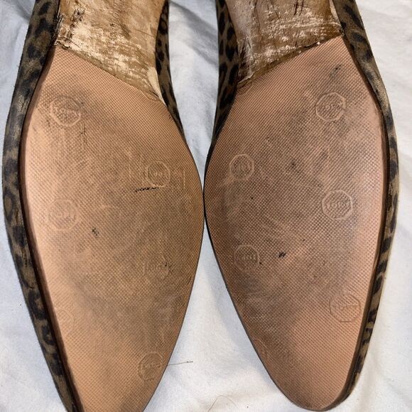 MANOLO BLAHNIK Leopard Suede Flats Classic‎ Ballet Size 40 - Picture 7 of 10